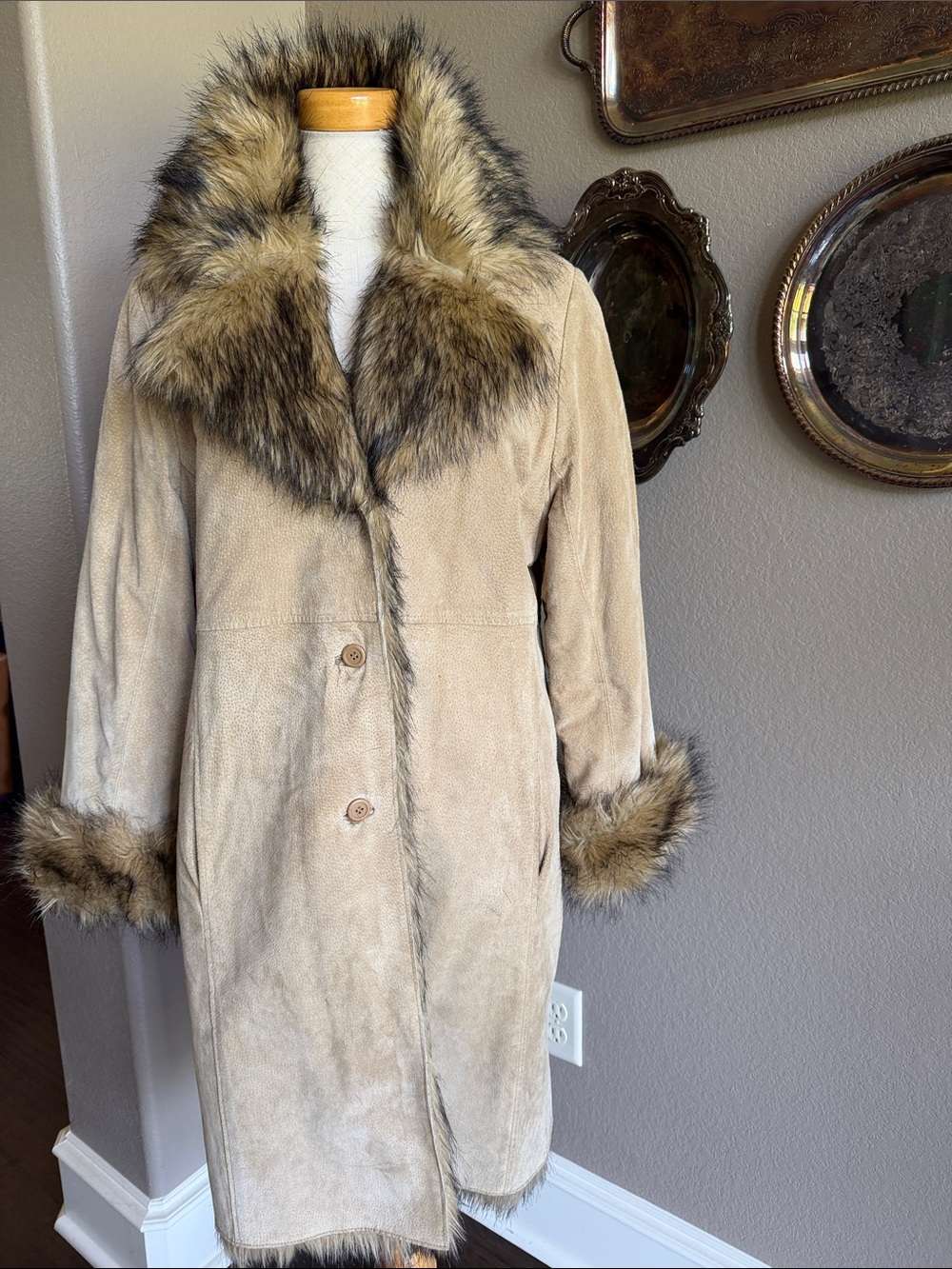 Vintage Brandon Thomas Suede Coat